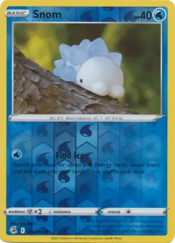 Snom 084/264 Reverse Holo Fusion Strike Common Pokemon TCG NM - Image 1