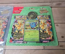 Pokemon TCG: Ascended Heroes 2 Pack Blisters x2 - Larry & Erika - New & Sealed - Image 2