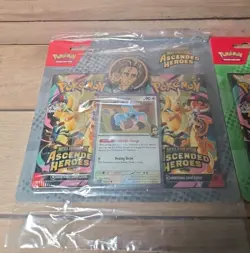 Pokemon TCG: Ascended Heroes 2 Pack Blisters x2 - Larry & Erika - New & Sealed - Image 3