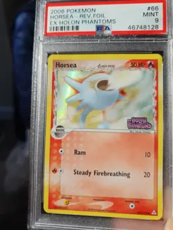 Pokemon Psa 9 Horsea Ex Holon Phantoms Rev Holo Foil Mint - Image 1