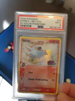 Pokemon Psa 9 Horsea Ex Holon Phantoms Rev Holo Foil Mint - Image 2