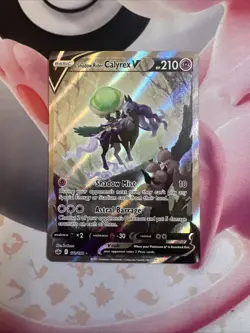 Shadow Rider Calyrex V Alternate Art Chilling Reign 172/198 Pokemon Card TCG NM - Image 1