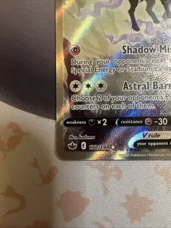 Shadow Rider Calyrex V Alternate Art Chilling Reign 172/198 Pokemon Card TCG NM - Image 3