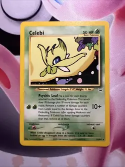 2000 Pokemon Celebi Neo Revelation Unlimited #16/64 Holo LP WOTC Vintage - Image 1