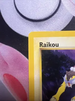 Pokemon Neo Revelation Raikou 22/64 Rare LP Unlimited Non Holo Vintage - Image 4
