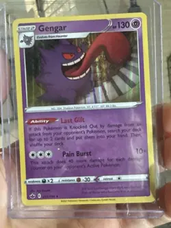 Pokemon Gengar Chilling Reign Holo Rare Card 057/198 NM Condition - Image 1