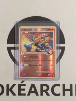 Pokemon Card Panferno Lv.55 43/111 Rise Of The Rivals Reverse Holo English - Image 1