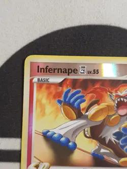 Pokemon Card Panferno Lv.55 43/111 Rise Of The Rivals Reverse Holo English - Image 4