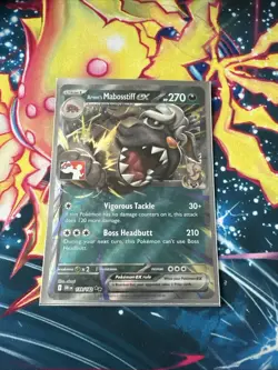 Arven's Mabosstiff Ex 139/182 Play! Pokemon STAMPED Prize Pack Series 8 Card NM - Image 1