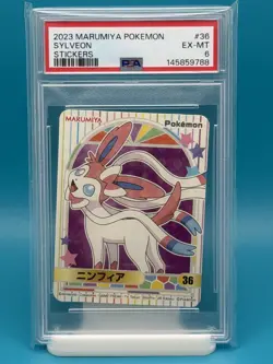 PSA 6 - 2023 MARUMIYA POKEMON SYLVEON STICKER - Image 1