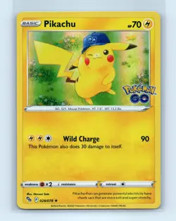 Pokemon tcg Pokemon GO Pikachu (28) Near Mint or Better - Image 1