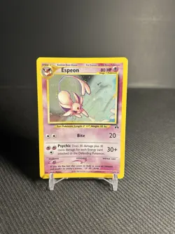 Pokemon TCG Espeon 1/75 Neo Discovery Holo MP- - Image 1