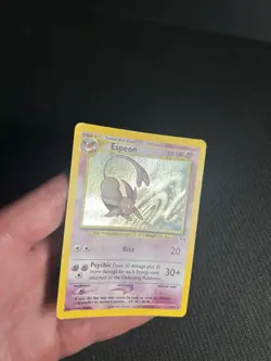 Pokemon TCG Espeon 1/75 Neo Discovery Holo MP- - Image 5