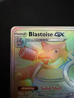 Blastoise GX - Full Art Secret Rainbow - Pokemon Unbroken Bonds 218/214 - Image 3