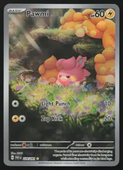 Pawmi 226/091 Illustration Rare Paldean Fates Pokemon English NM - Image 1