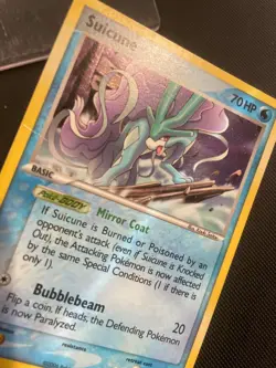 Pokemon TCG Pop Series 2 promo Suicune 4/17 Holo Rare promo 2006 TCG (LP/MP+) - Image 4