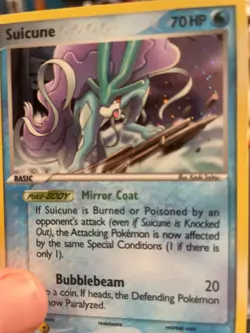 Pokemon TCG Pop Series 2 promo Suicune 4/17 Holo Rare promo 2006 TCG (LP/MP+) - Image 5