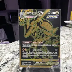 Pokemon TCG Rayquaza VMAX TG29/TG30 Silver Tempest Secret Rare Holo 320 HP - Image 1