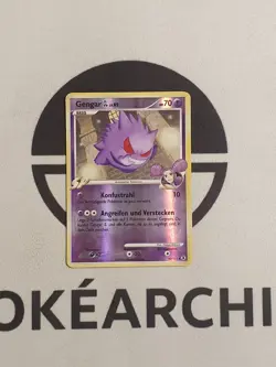 Pokemon Card Gengar Lv.65 40/111 Rise of Rivals Reverse Holo German - Image 2