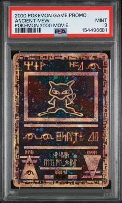 Pokemon PSA 9 Mint 2000 Movie Promo Ancient Mew - Image 1