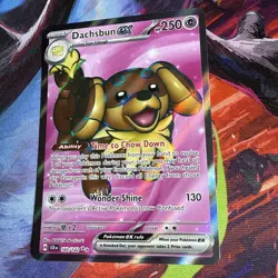 Dachsbun ex 160/142 Pokemon TCG Stellar Crown Full Art HOLO - Image 2