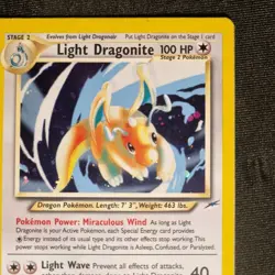 Light Dragonite 14/105 Neo Destiny Pokemon TCG - Image 4