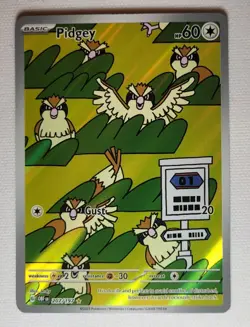 Pidgey - SV03: Obsidian Flames 207/197 Illustration Rare NM Pokemon TCG - Image 2