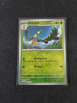 021/197 ARBOLIVA REVERSE HOLO OBSIDIAN FLAMES POKEMON CARD - Image 1