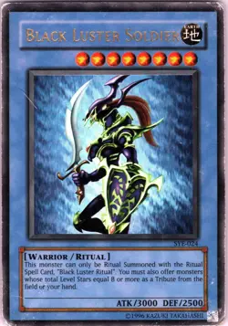 Black Luster Soldier Unlimited Ultra Rare Yugi Evolution SYE-024 HP - Image 1