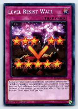 Level Resist Wall Super Rare Egyptian God Deck: Obelisk the Tormentor EGO1-EN005 - Image 1