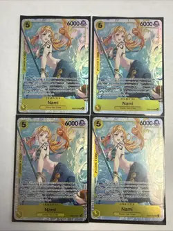 NAMI - One Piece TCG EB03-053 - Extra Booster: Heroines Edition Playset X4 - Image 1