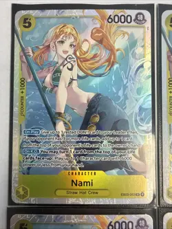 NAMI - One Piece TCG EB03-053 - Extra Booster: Heroines Edition Playset X4 - Image 2