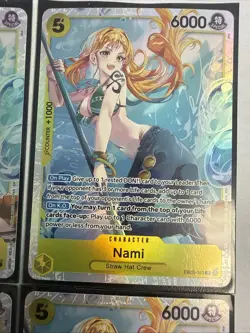 NAMI - One Piece TCG EB03-053 - Extra Booster: Heroines Edition Playset X4 - Image 3