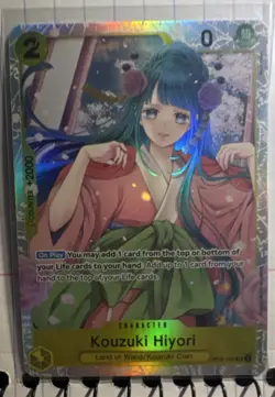 One Piece CCG: Kouzuki Hiyori OP06-106 Super Rare Wings of the Captain Holo - Image 1