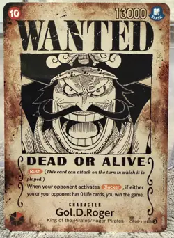 Gol D Roger Wanted Poster Alt Art One Piece TCG English OP09-118 SP SEC - Image 1