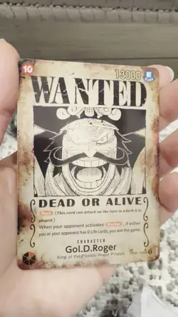 Gol D Roger Wanted Poster Alt Art One Piece TCG English OP09-118 SP SEC - Image 2