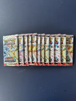 Pokemon Cards Prismatic Evolutions Sealed Booster Pack x12 - Image 1