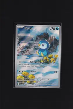 Piplup 098/094 ME Phantasmal Flames Illustration Rare Pokemon TCG Card NM - Image 1