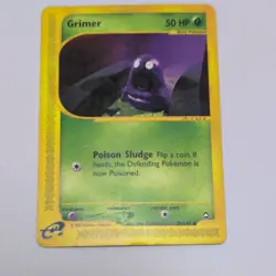 Grimer 79 Common Aquapolis Near Mint Pokemon Single Card - Image 1