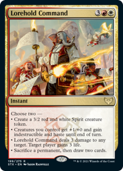 Lorehold Command FOIL Strixhaven: School of Mages NM Rare CARD ABUGames - Image 1