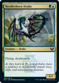 Needlethorn Drake FOIL Strixhaven: School of Mages NM Common CARD ABUGames - Image 1
