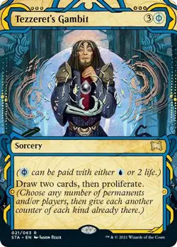 Tezzeret's Gambit FOIL Strixhaven Mystical Archive NM Blue Rare CARD ABUGames - Image 1