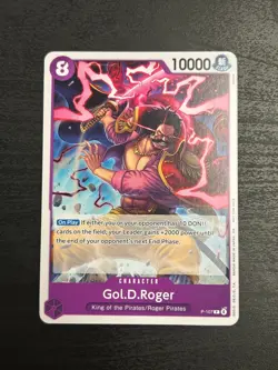 2024 Bandai One Piece Card Game Gol.D.Roger Promo c-2 - Image 1