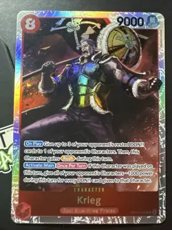 Krieg OP15-008 SR, Adventure on Kami's Island, One Piece Card Game, Bandia, Holo - Image 1