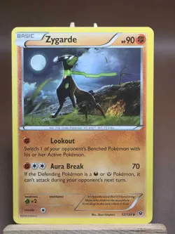MP Pokemon TCG Zygarde XY Fates Collide 52/124 Regular Card - Image 1