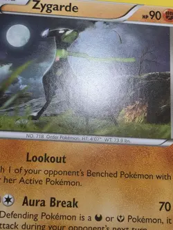MP Pokemon TCG Zygarde XY Fates Collide 52/124 Regular Card - Image 4