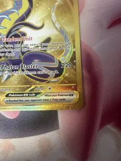 Miraidon ex 253/198 Scarlet & Violet Gold Full Art Holo Rare Pokemon Card NM - Image 2