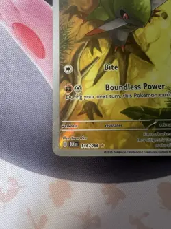 Pokemon TCG SV Black Bolt Fraxure Illustration Rare Card 146/086 NM Condition - Image 3
