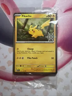 Pokemon Card Pikachu 025/165 Holiday Calendar - Sealed - Image 1