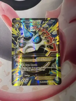 Pokemon TCG M Glalie EX Full Art Holo Ultra Rare Card 156/162 Breakthrough HP - Image 1